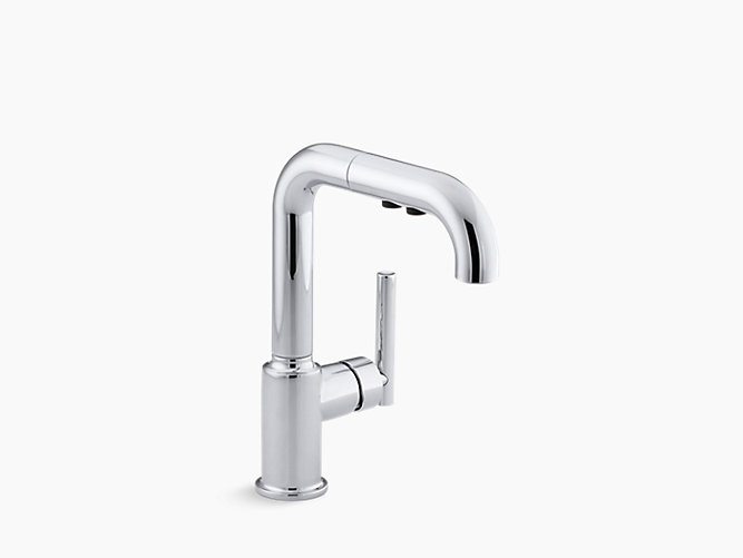 K 7506 Purist Single Handle Pull Out Spray Bar Sink Faucet Kohler